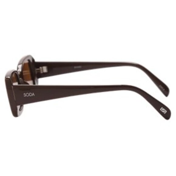 NEW SODA Bambi Coffee / Brown Lens Polarized UV400 Glasses main image 4